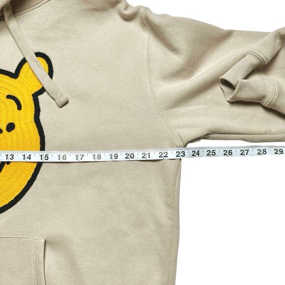 Winnie The Pooh | Unisex | Disney Yarn Knit Appliqué Sand Fleece Hoodie | Sz XL - Picture 5 of 13